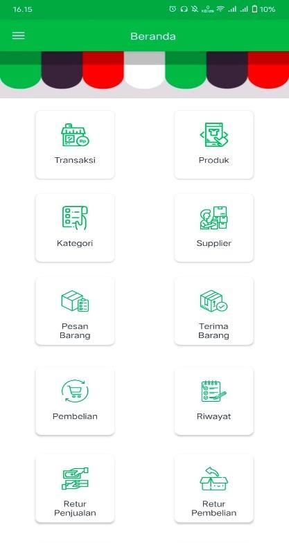 Perangkat sistem POS SAHARA untuk warung